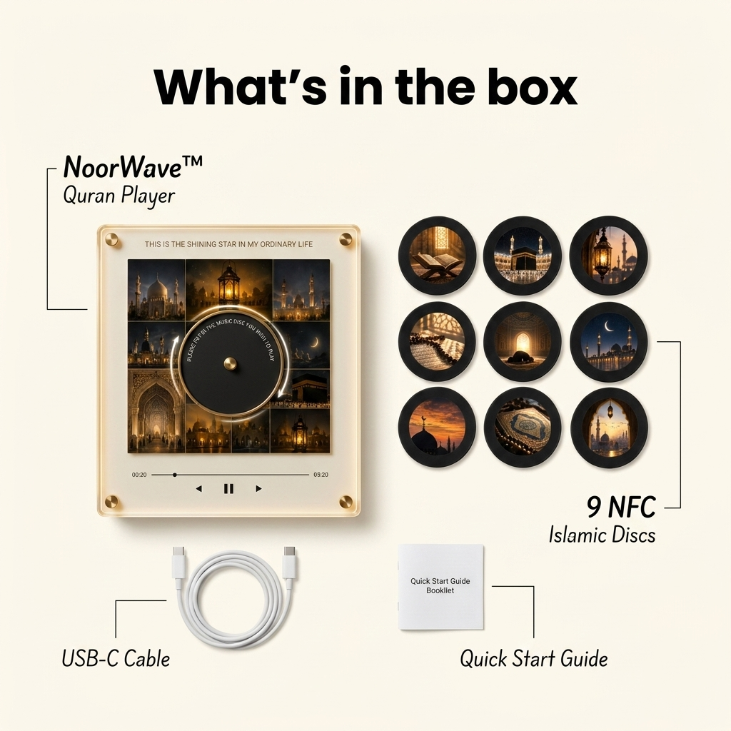 NoorWave™ Quran Disc Player